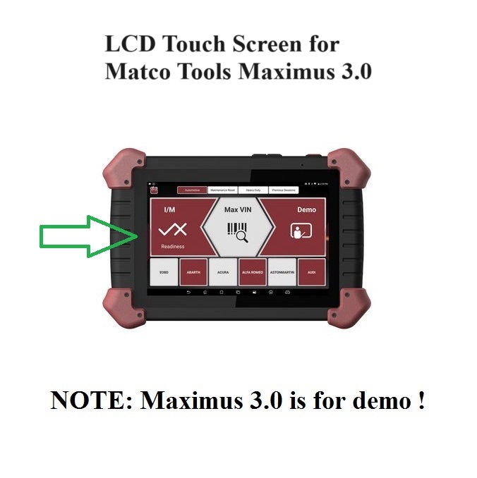 LCD Touch Screen Replacement for MATCO TOOLS MAXIMUS